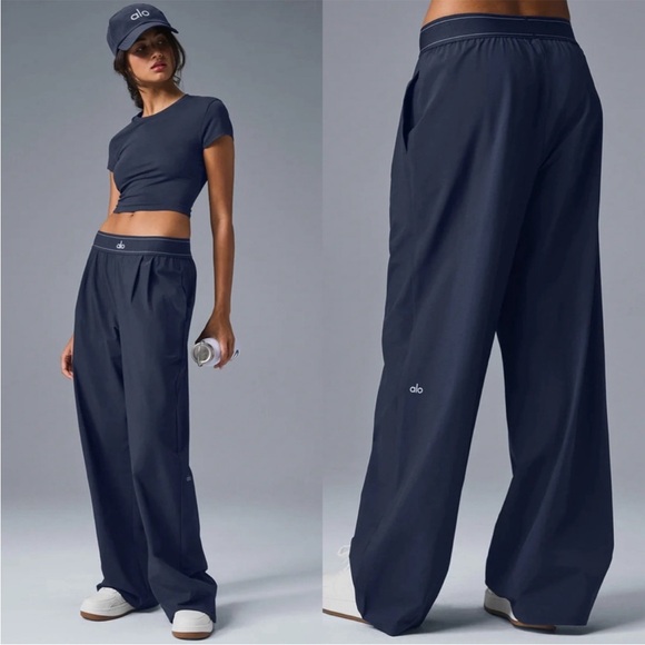ALO Yoga Deep Blue Track Pants